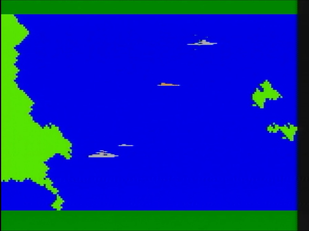 Gameplay of Sea Battle for Intellivision